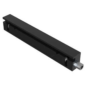 Birtcher Series 340 Wedge-Tainer, 3" L, Black Anodize, Left Hand Actuation