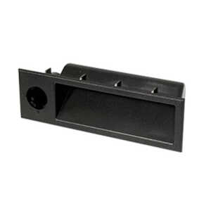 Southco Flush Pull, 1.0-1.4mm (.040-.055 in) Door Thickness, Snap-in, UL94-HB, ABS Plastic, Black