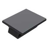 Panduit Adhesive Mount Wire Saddle, Bevel Entry, .38" Bundle Capacity, Black, 200/Pack