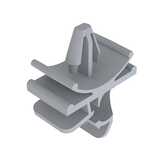 Panduit Arrowhead Mount Cable Clip, .25" Bundle Capacity, Nylon, Natural, 500/Pack