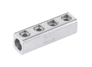 Panduit Splicer/Reducer, Aluminum, Dual Rated, # 14 - 1/0 AWG, Length 1.91"