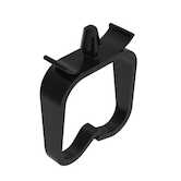 Panduit Fiber Optic Saddle, 1.06" Bundle Capacity, Nylon, Black, 100/Pack