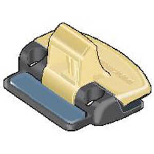 Southco Push-to-Close Parrot Latch, Diamond Brass