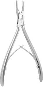Excelta Plier, 2 Star Rongeurs, Straight Blade, .03" Scooped Shaped Tips, 440 Stainless Steel