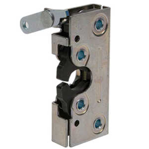 Southco Heavy Duty Rotary Latch, 2 Stage, Perpendicular Lever, 1/4-20 Thread, Steel, Zinc Plate, Bright Chromate