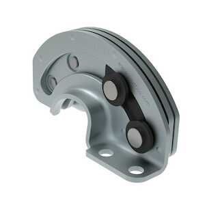 Southco Concealed Hinge, 180° Free Swinging, Steel, Zinc Plate, Bright Chromate
