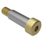 RAF 1/2" X 3/4" L Socket Shoulder Screw, Steel, Zinc Yellow.