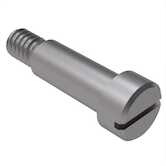 RAF 1/4" X 1" L Precision Slotted Shoulder Screw, Stainless Steel.