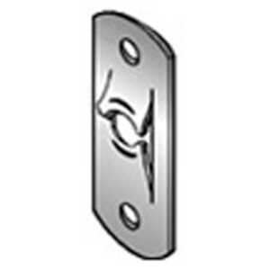 Southco Fast Lead Screw Receptacle, Large Size, Flat, Rivet, Stainless Steel, Passivated