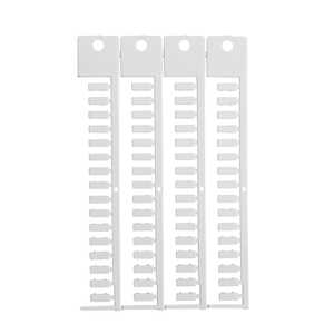 Brady Terminal Block Tag, Polycarbonate, 10 mm H x 4 mm W, 64 Tags/Card