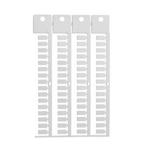 Brady Terminal Block Tag, Polycarbonate, 10 mm H x 5 mm W, 64 Tags/Card