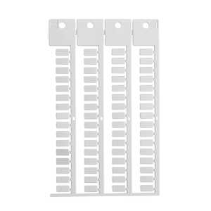Brady Terminal Block Tag, Polycarbonate, 10 mm H x 5 mm W, 64 Tags/Card
