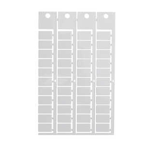 Brady Component Tag, Polycarbonate, 15 mm H x 9 mm W, 44 Tags/Card