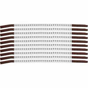 Brady ClipSleeve 0 Wire Markers, 10 Wands/Pack, 12 AWG