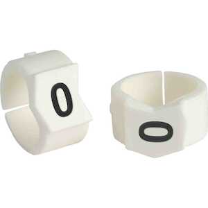 Brady ClipSleeve 0 Wire Markers, 50/Pack, 0 AWG, Maximum Wire Dia, .512"