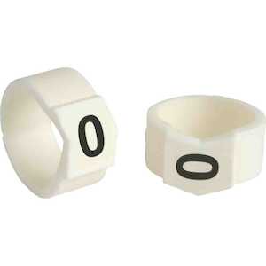 Brady ClipSleeve 0 Wire Markers, 50/Pack, 0 AWG, Maximum Wire Dia, .67"