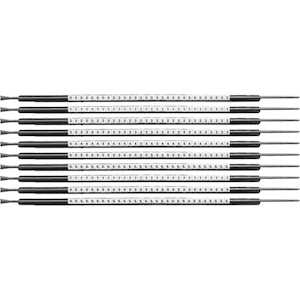 Brady ClipSleeve 0 to 9 Wire Markers, 10 Wands/Pack, 20 AWG