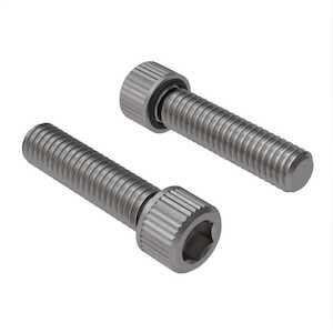 Zago 0-80 X 1-7/8" L, Hex, Socket Cap Sealing Screw, Stainless Steel, Passivated, Buna O-Ring