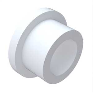 Seastrom #0 Shoulder Washer, .065" ID, .188" OD, .025" Thickness, PCTFE, Natural