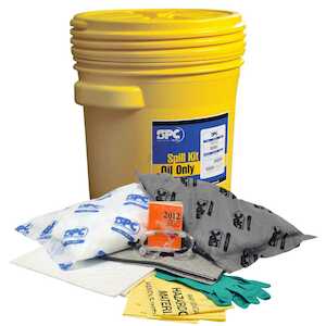 Brady 20-Gallon Drum Mixed Spill Kit, Oil & Universal