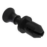Richco Snap Latch Plunger, .335" Head Diameter, .335" L, Polycarbonate, Black