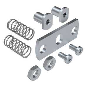 Southco 62 Latch Series Hardware: 1 Actuator Plate, 2 Spacers