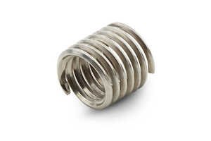 Spiralock, Drive Notch, Wire Insert, 1/4-20 Thread Size, 1.5D, Strip