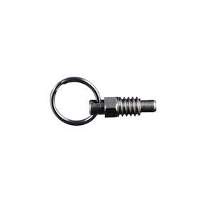 Vlier Stainless Steel Stubby Pull Ring Non-Locking Retractable Plunger 1/2-13 Outside Thread