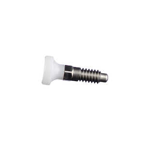 Vlier Stainless Steel Delrin Knob Non-Locking Retractable Plunger 1/2-13 Outside Thread