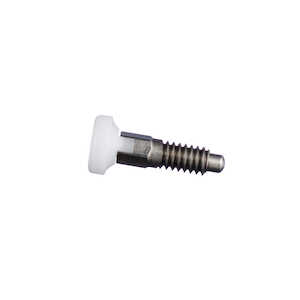 Vlier Stainless Steel Delrin Knob Locking Retractable Plunger 1/2-13 Outside Thread
