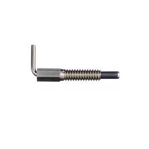 Vlier Stainless Steel Lever Type Non-Locking Retractable Plunger 1/2-13 Outside Thread