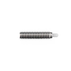 Vlier Stainless Steel Delrin Nose Standard Plunger 1/2-13 Outside Thread