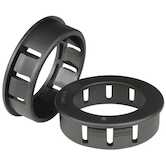 Micro Plastics .312" Standard Bushing, .375" Head Dia, Nylon, Black, 1000/Pack