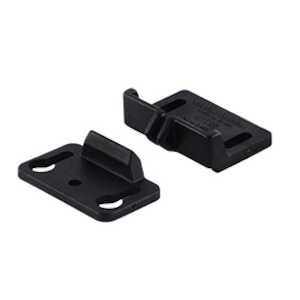 Southco Detent Cabinet Latch, Acetal Copolymer, Black