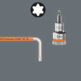 Wera Tools 3967 SXL HF TORX L-Key Multicolour with Holding Function, Long, Stainless, TX 40 x 224 mm