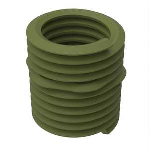 KATO CoilThread® Tangless Locking Insert, 1/4-20 X 1 D, 304 Stainless Steel, Cadmium, NAS1130-4L10P