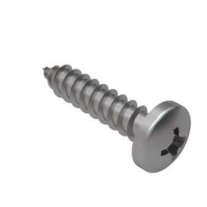 #0 X 1/4" Long, Pan Head, Type AB Tapping Screw, Phillips, Stainless Steel. Specification - ASME B18.6.3