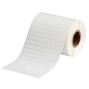 Brady 1" Core CleanLift Repositionable Vinyl Cloth Labels, .2" H x .65" W, 5000/Roll