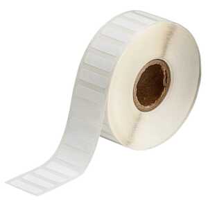 Brady 1" Core CleanLift Repositionable Vinyl Cloth Labels, .25" H x .75" W, 3000/Roll