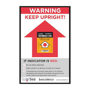 SpotSee ShockWatch TiltWatch XTR Companion Label