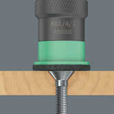Wera Tools 881/4/1 SB Bit Holder with Variable Screw Depth Limitation, 3 Pieces