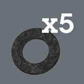 Wera Tools 881/4/1 SB Bit Holder with Variable Screw Depth Limitation, 3 Pieces