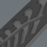 Wera Tools 9832 Foam Insert 6004 Joker Set 1, Empty, 172 x 30 x 392 mm