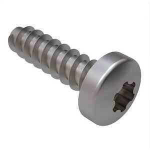 #0 X 1/4" Long, Pan Head Plastite 48-2 Screw, Torx Plus, Stainless Steel. Specification - Head Per ASME B18.6.3