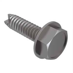 #10 X 1/2" Long, Indented Hex Washer Head, Type 23 Thread Cutting Screw, Hex, Stainless Steel. Specification - ASME B18.6.3