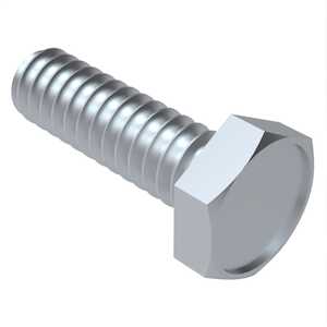 1/4" - 20 X 1" Long, Hex Drive, Indented Hex Head Machine Screw, Steel, Zinc Clear Trivalent. Specification - ASME B18.6.3