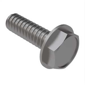 1/4" - 20 X 1" Long, Hex Drive, Indented Hex Washer Head, Machine Screw, Stainless Steel. Specification - ASME B18.6.3