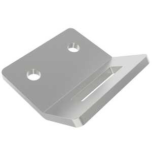 Southco Draw Latch, Keeper, Stainless Steel, Natural