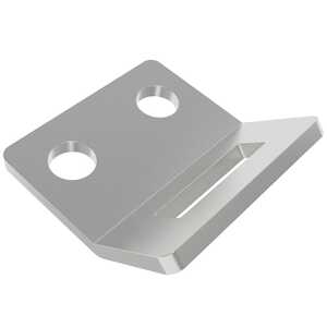 Southco Draw Latch, Keeper, Stainless Steel, Natural