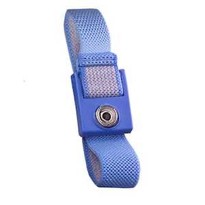 Transforming Technologies WB1600 Series Woven Wrist Band, Blue, 10mm